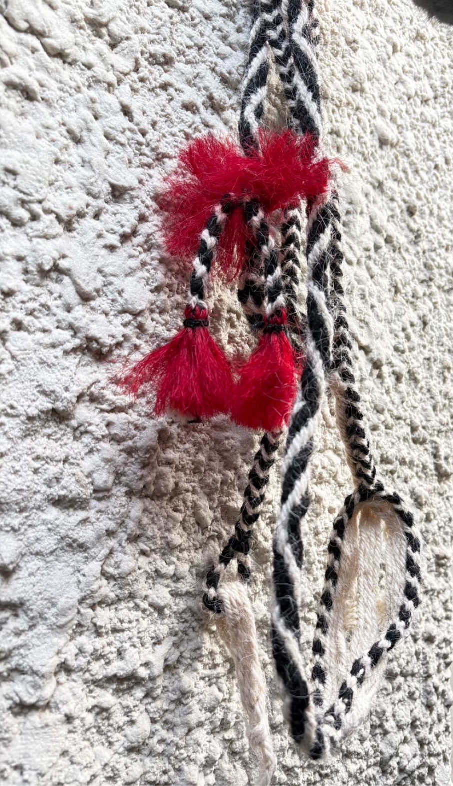 Traditional yak-hair Wurdoo with red tassels